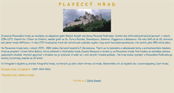 Desktop Screenshot of plaveckyhrad.asgard.sk